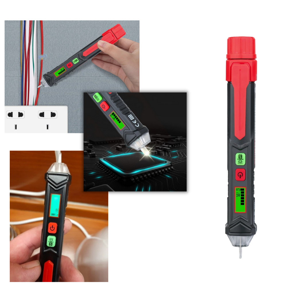 Voltage Measurement Pen │ Smart Pen-Shaped Non-Contact Voltage Tester - 