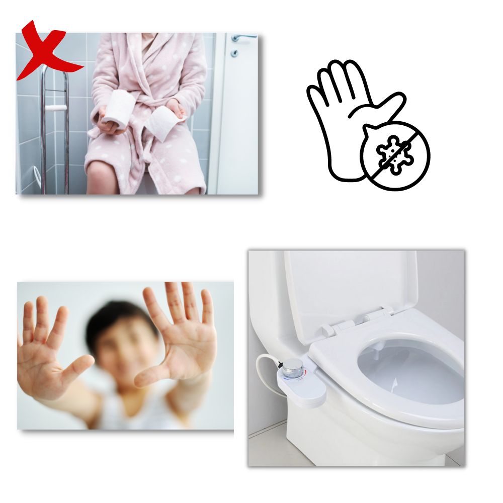 Bidet pour sièges de toilettes - Protection sanitaire - Ozerty