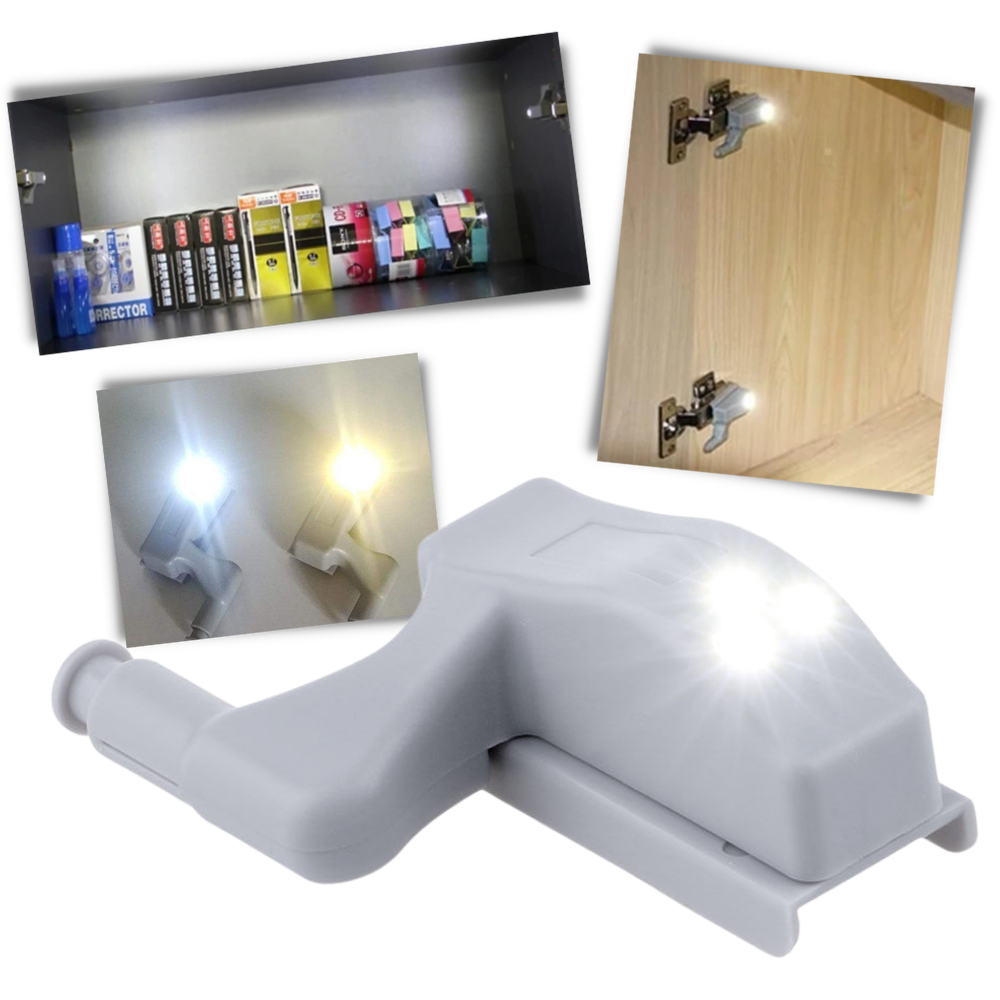 Lot de 3 lumières LED pour charnières - Ozerty