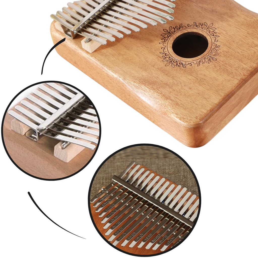 Piano kalimba à pouce de 17 touches - ACCORD ET RÉGLAGE - Ozerty