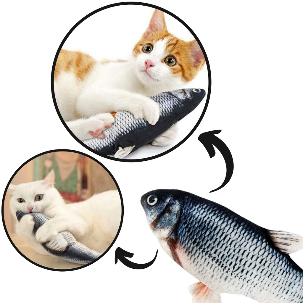 Flopping Fish Cat Toy - Fun activity for your cat - Ozayti