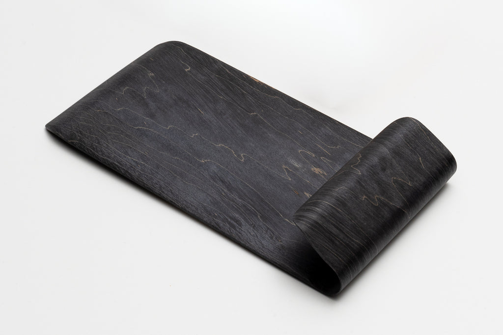Black wood grain and texture dyed with special technology