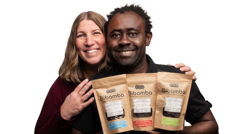 Bibamba artisan chocolate owners Patrick and Mara