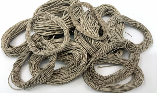 Miniature rigging ropes - Dark brown - Cotton – Dry-Dock Models & Parts