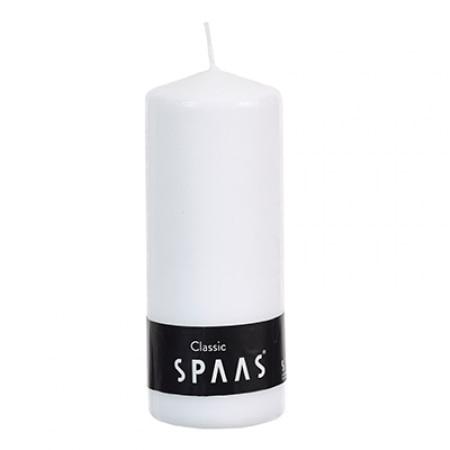 SPAAS Unscented Medium Pillar Candle 2.25"X 6" White