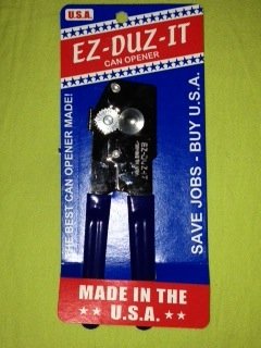 Ez-duz-it Deluxe Can Opener with Red Grips