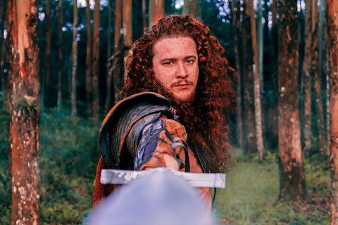 viking warrior with red hair