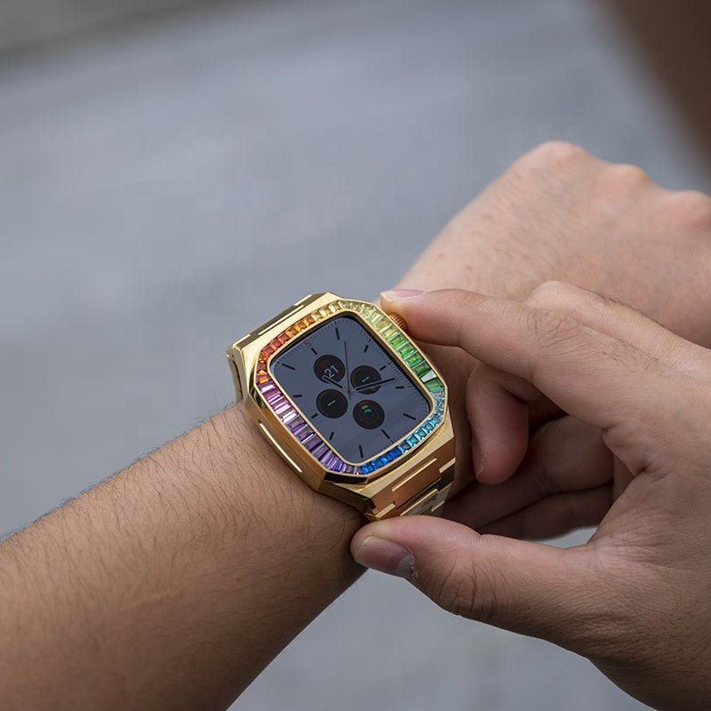 Apple Watch Case-Royal Rainbow 腕時計 44mm - 腕時計(デジタル)