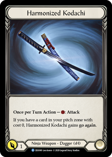 Harmonized Kodachi cold foil FAB TCGその他 - その他