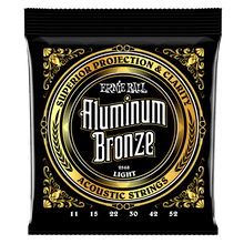 Load image into Gallery viewer, ERNIE BALL 2568 LIGHT ALUMINUM BRONZE ACOUSTIC GUITAR STRINGS - 11-52 GAUGE
