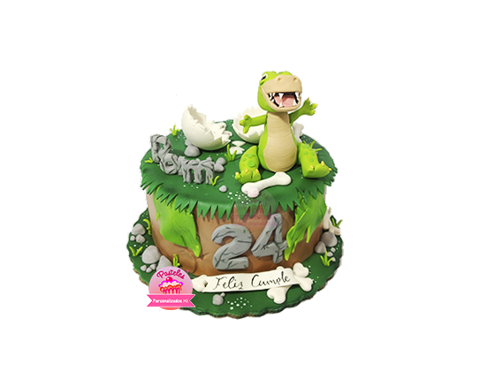 PASTEL DINOSAURIO BEBÉ – Pasteles Personalizados MX