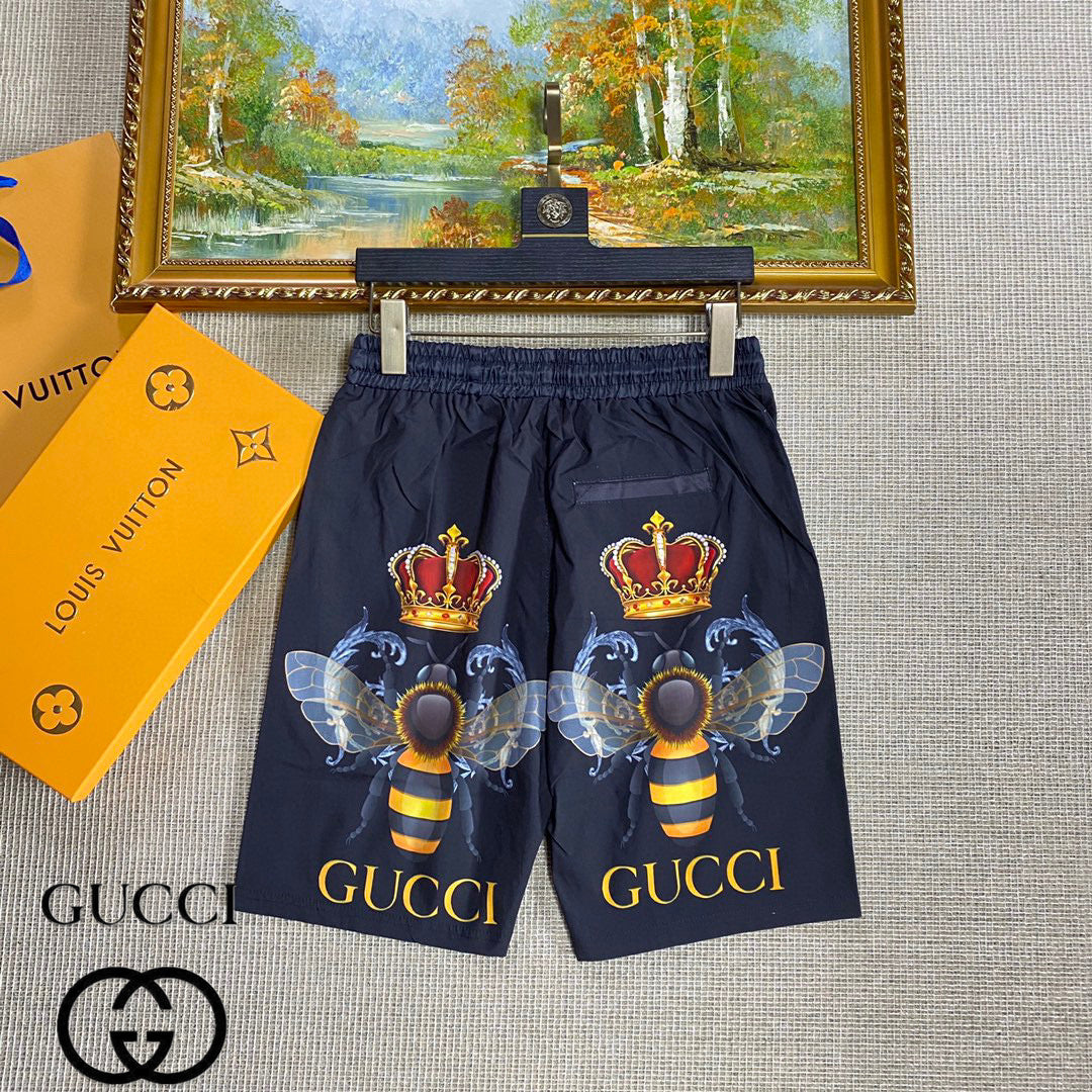 GG bee print shorts