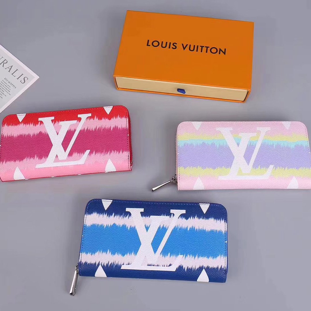 LV Wallet Louis Vuitton Wallet Gradient Big Monogram Print