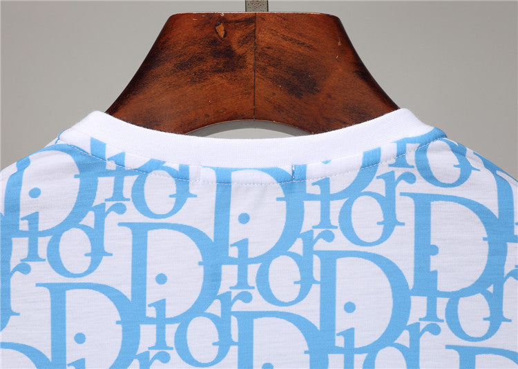 Dior summer new full-print short-sleeved T-shirt