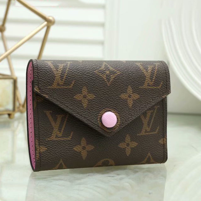 Louis Vuitton LV Hot Selling Fashion Men's and Women's Button Mini Wallet