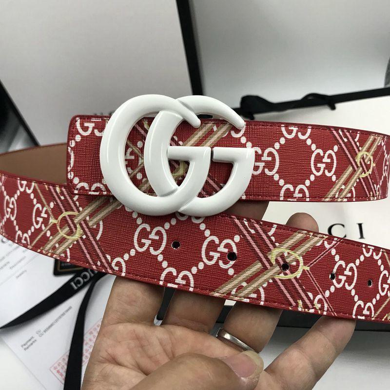 GG new double G smooth buckle belt