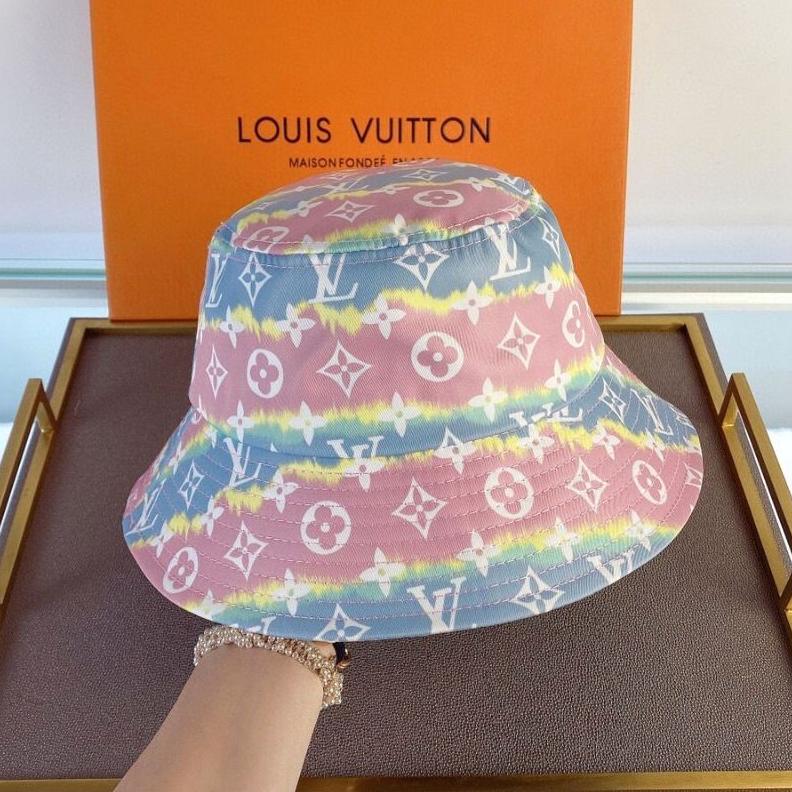 LV (Louis Vuitton) men and women letter fisherman hat basin hat trendy sunshade all-match hat