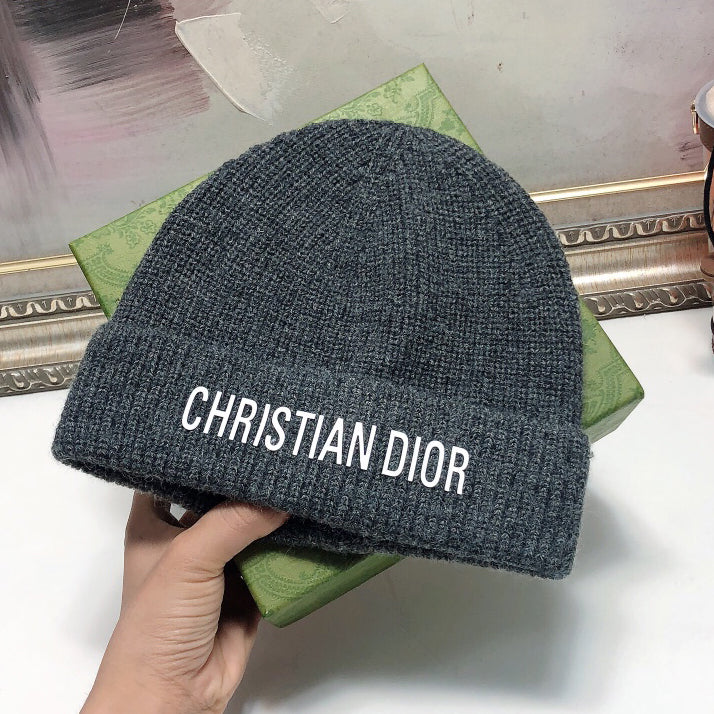 Dior CD Fashion Men's and Women's Knitted Beanie Hats Le