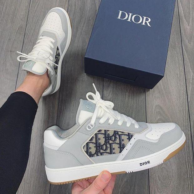 DIOR Fashion and leisure Fancy sneakers Shoes Gray