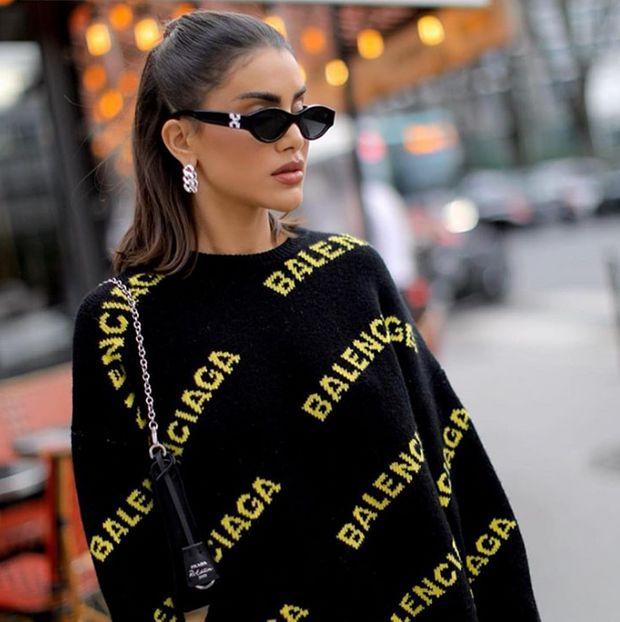 Balenciaga Fashion Letter Pullover Sweater