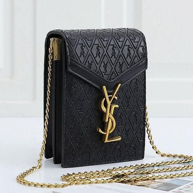 Yves Saint Laurent YSL Shopping Bag Leather Chain Crossbody Shou