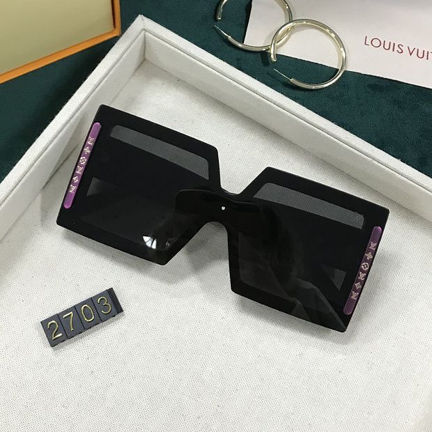 LV Louis Vuitton New Print Letter Sunglasses Sunglasses Glasses