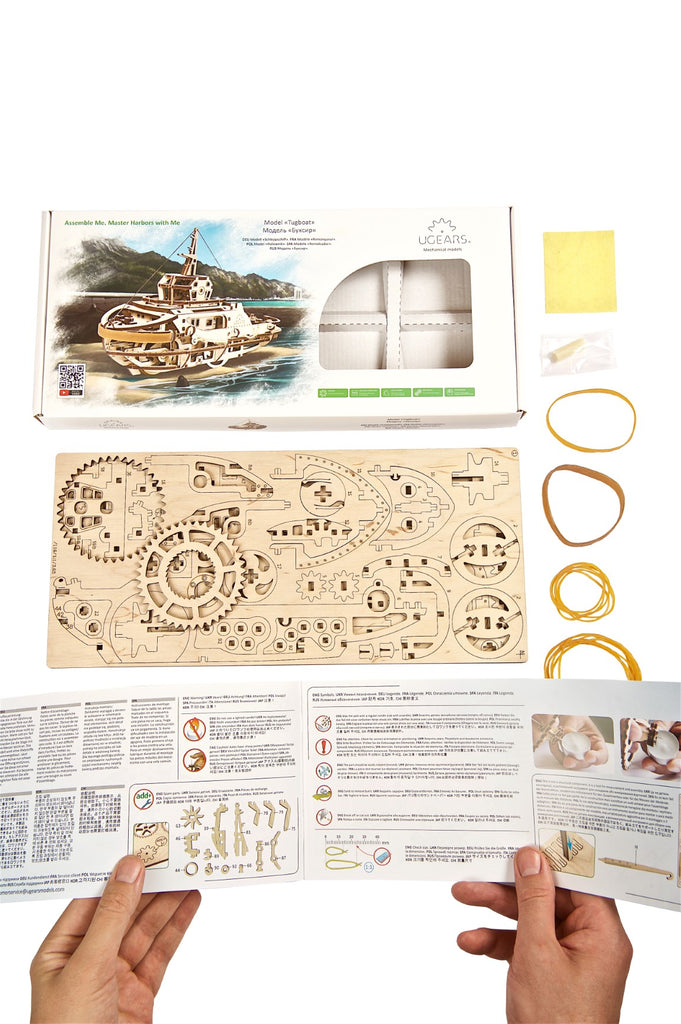 ugears rimorchiatore barca tugboat