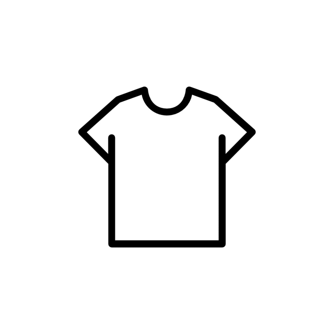 Бланковая одежда. Shirt icon.