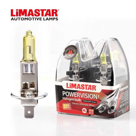 12v H4 472 55/60w Limastar Golden Yellow Halogen Bulbs (PAIR) – Custom LED  -Automotive LED, HID