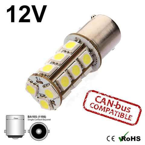 H6W 434 BAX9S 200 Lumen CanBus Error Free Sidelight Reverse LED Bulb White  – Classic Car LEDs Ltd