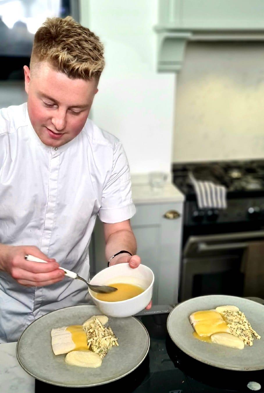 MasterChef: The Professionals Winner Alex Webb’s Butter Poached Halibut – Recipe Kit - Chefs For Foodies