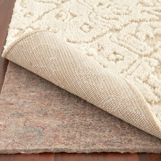 Dual Surface - 2'x5' - 1/8 Thick - Rubber - Non-Slip Backing Rug Pad -  Adds Low-Profile Comfort and Protection 