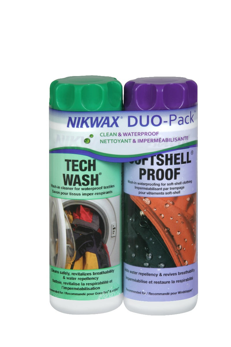 Nikwax Tech Wash/Softshell Proof Twin Pack - Mini