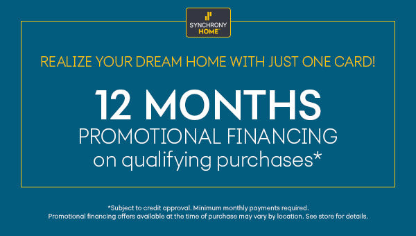 12 MONTHS PROMOTIONAL FINANCING