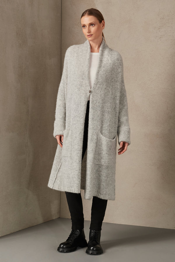 Cardigan oversize di alpaca misto lana | 1007.CFDTRS16511.11