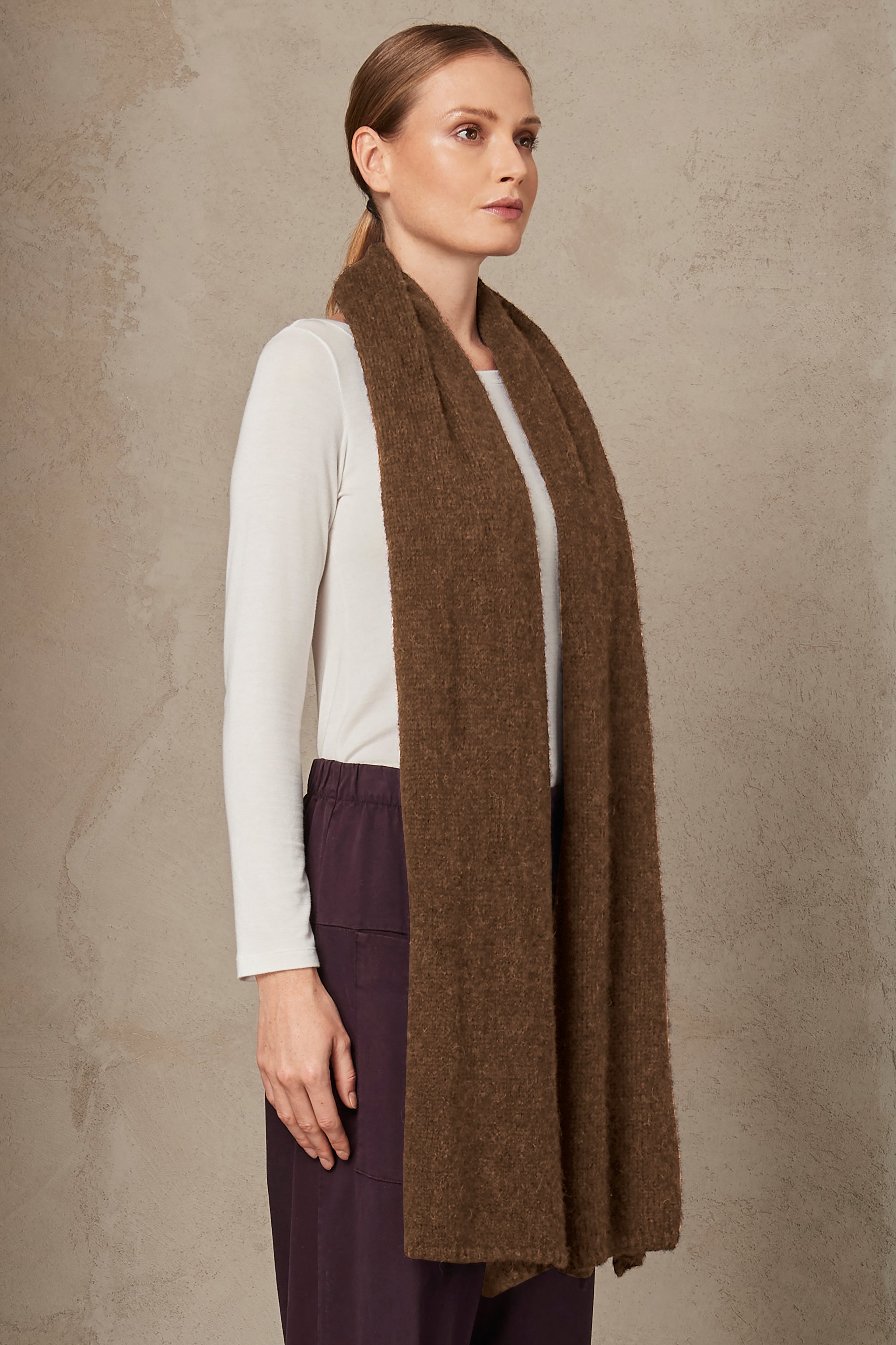 Alpaca and wool blend scarf | 1007.SCADTRS16513.32