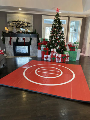 Holiday Shop 12' x 12' x 1 3/8" Roll-Up Wrestling Mat - AK Athletic Equipment