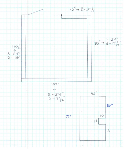 Wall Pad Layout Drawing