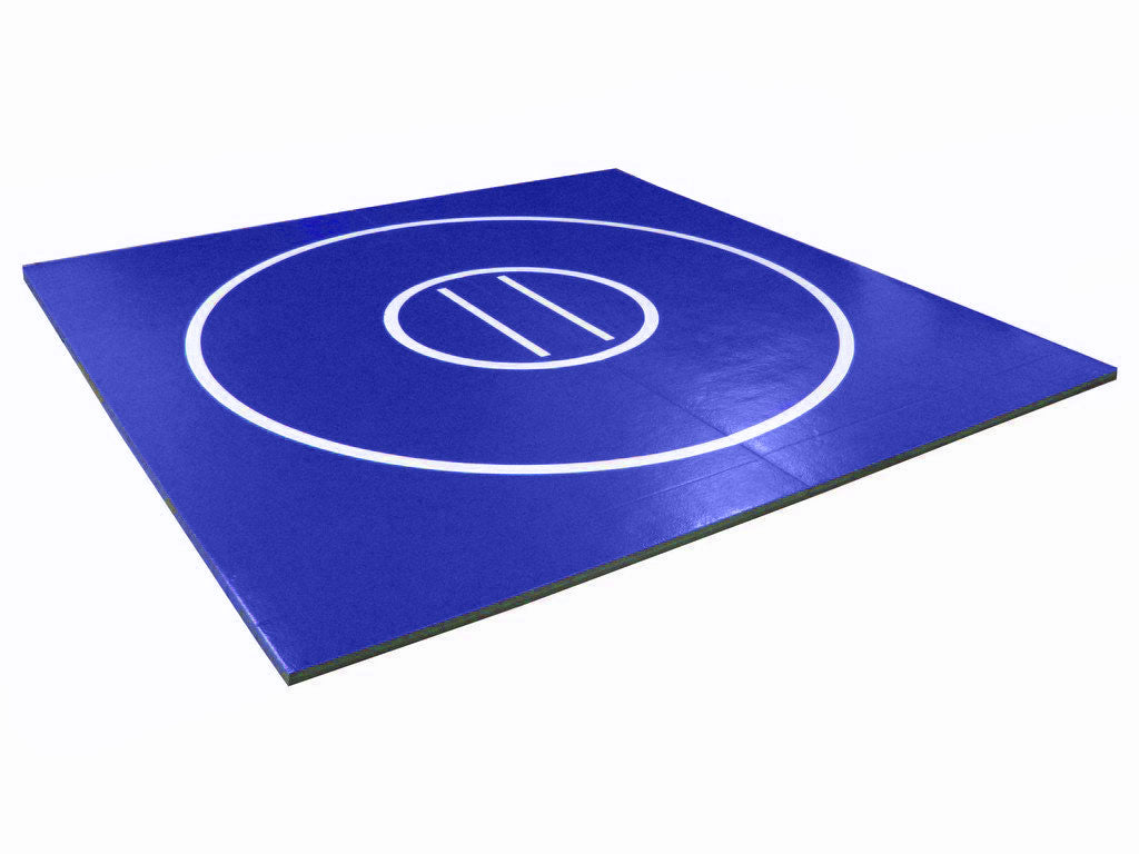 10' x 10' x 1 3/8" RollUp Wrestling Mat AK Athletic Equipment