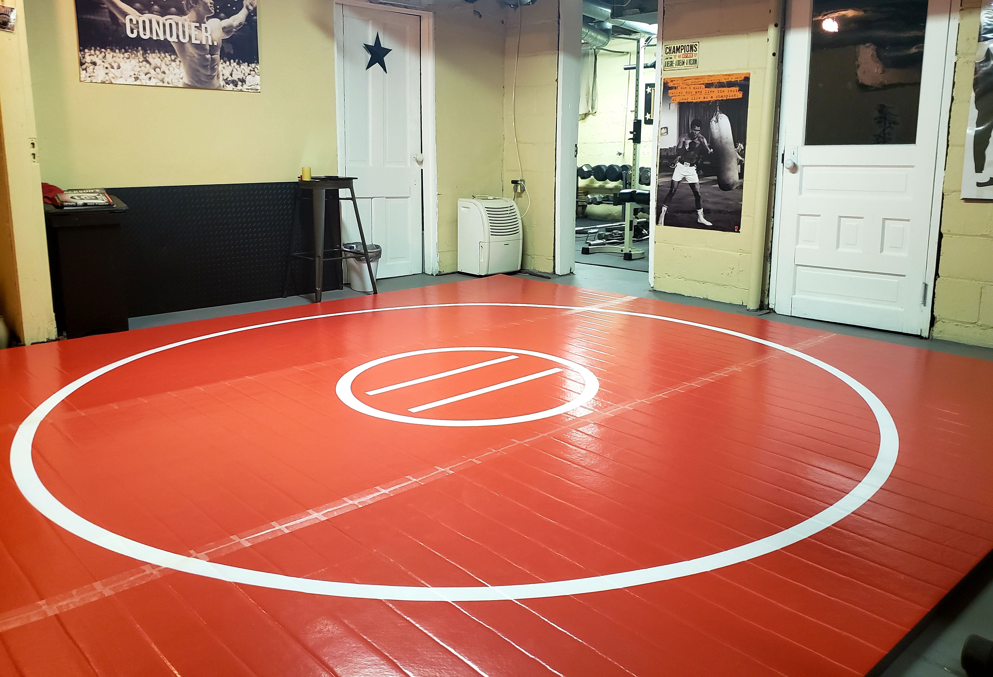 30' x 30' x 1 3/8 Roll-Up Wrestling Mat