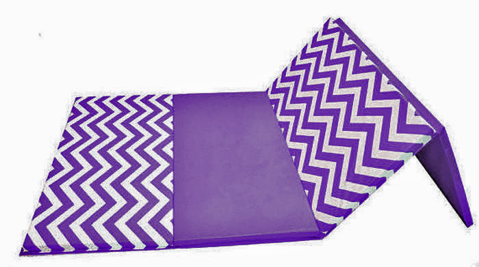 purple gymnastics mat