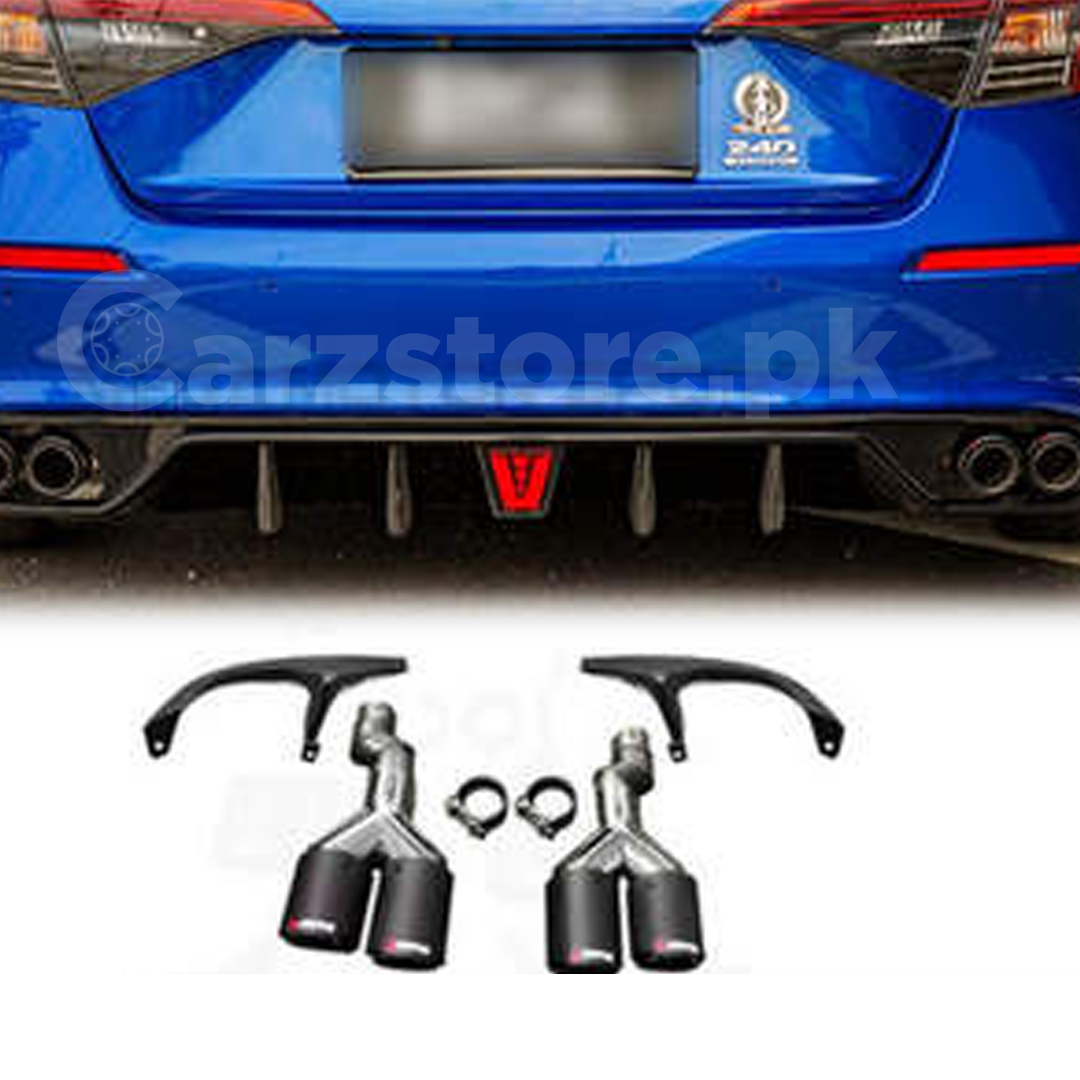 Honda Civic 2022 Dual Pipe Exhaust For 2022 2023 Exhaust Pipe For 11