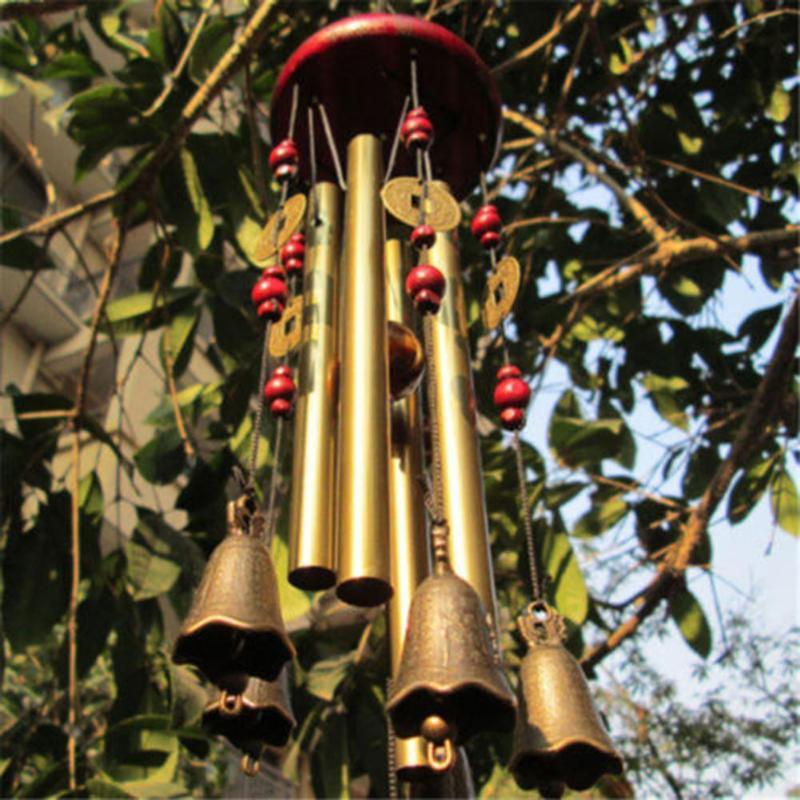 Yardwe 7 Pièces Feuilles Carillon à Vent en Tube D'aluminium Musique  Carillon Éolien Charme du Vent Cloches à Vent Suspendues Carillon Décoratif  Tubulaire Artisanat Bois Bureau : : Jardin