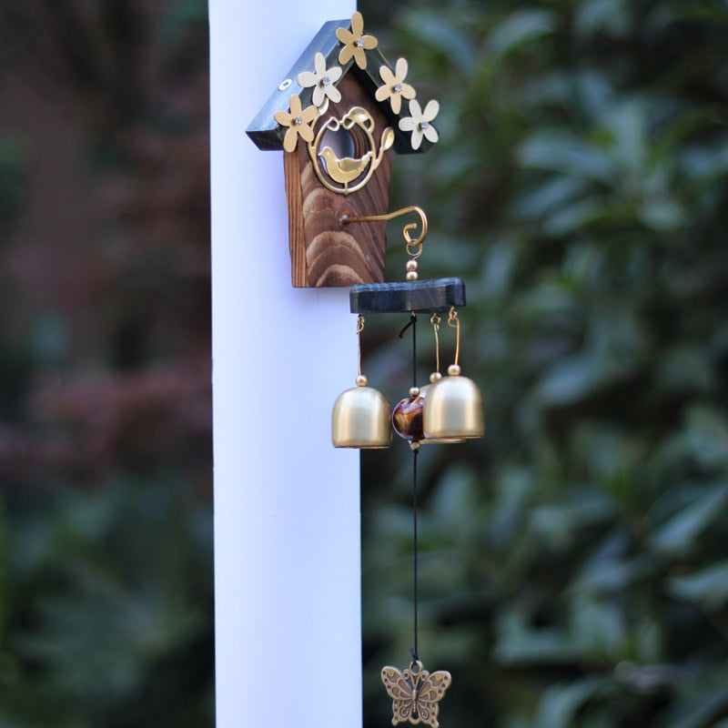 Carillon à vent - Trio de clochettes japonaises