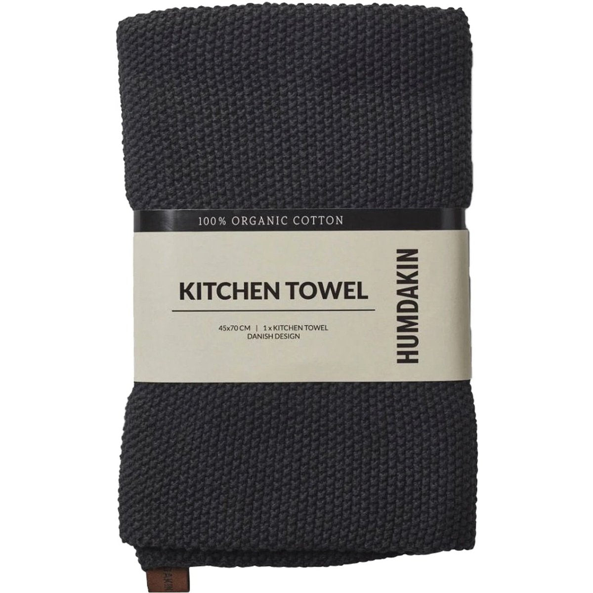 Se Humdakin - strikket køkkenhåndklæde - Grå hos Bad&Design