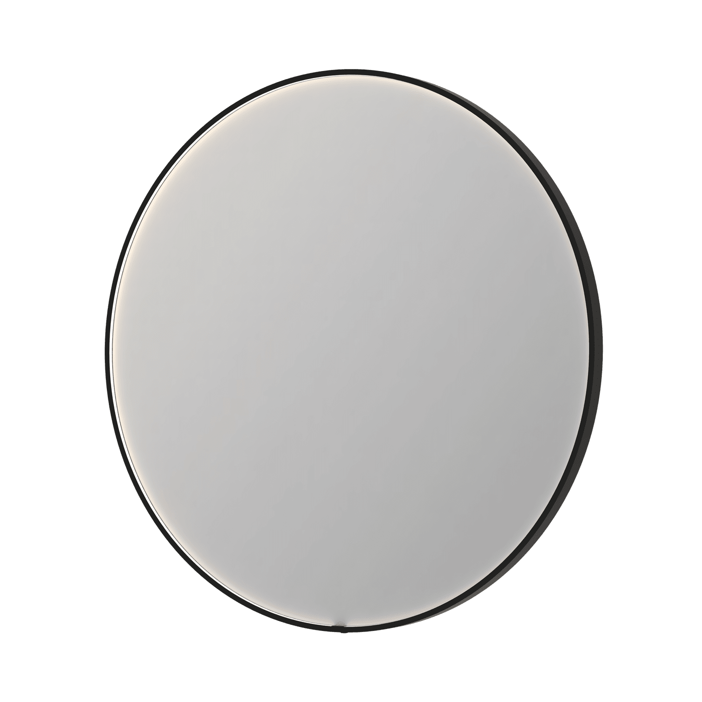 SP24 rundt spejl i ramme med direkte LED-belysning - 100x4x100