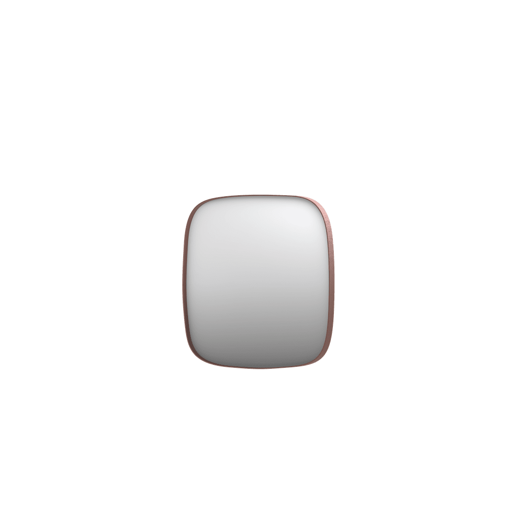 Billede af SP29 superellipse spejl i ramme i børstet kobber - 40x4x40