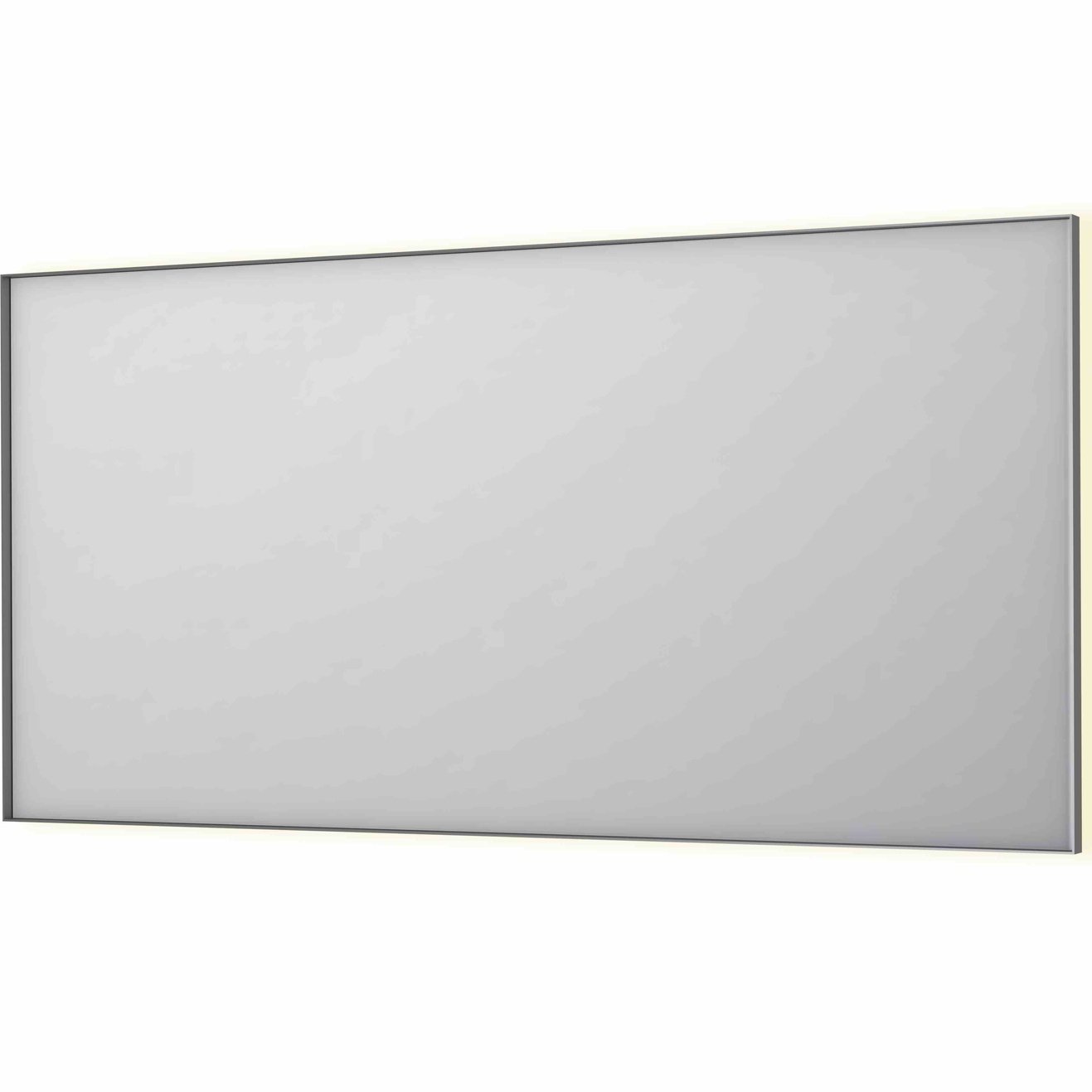 Billede af SP32 spejl med indirekte LED i børstet mat guld - 160x4x80