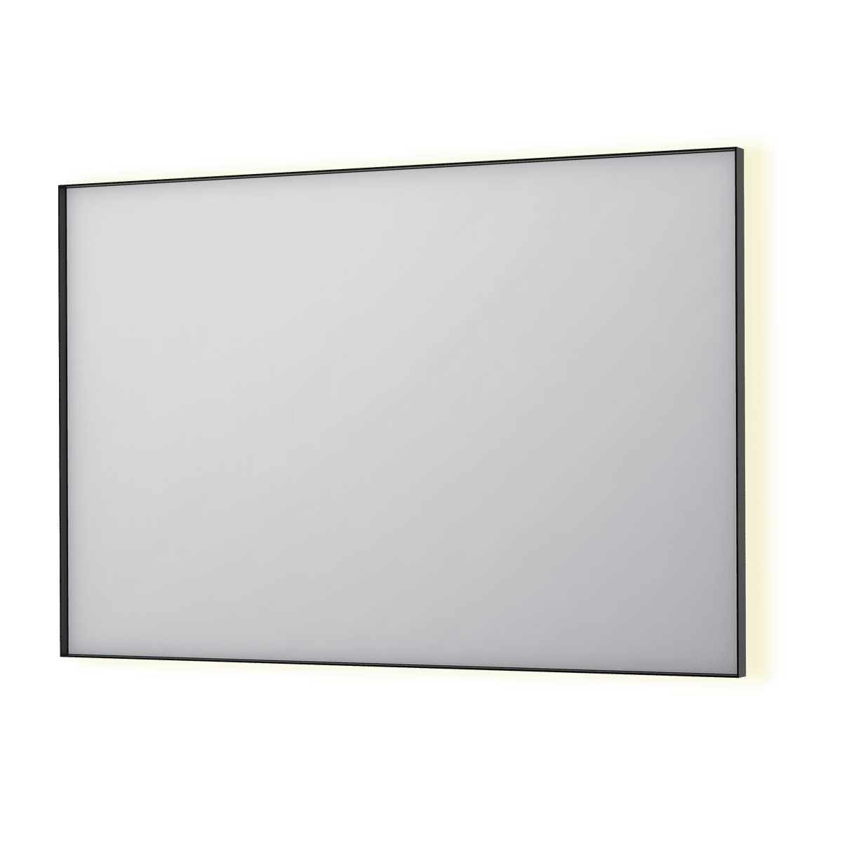 Billede af SP32 spejl med indirekte LED i børstet metal sort - 120x4x80