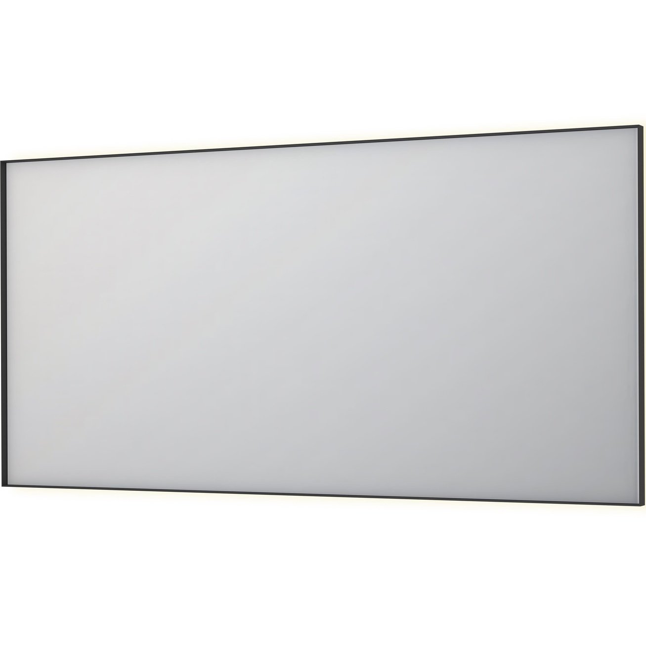 Billede af SP32 spejl med indirekte LED i matsort - 160x4x80